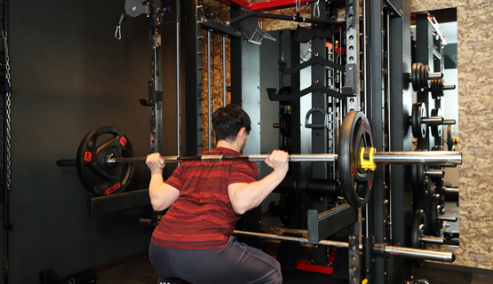 本格マシンでトレーニング開始!